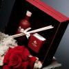 Подарочный набор Chiara: диффузор + свеча Rosso fiorentino/Красный пряный апельсин